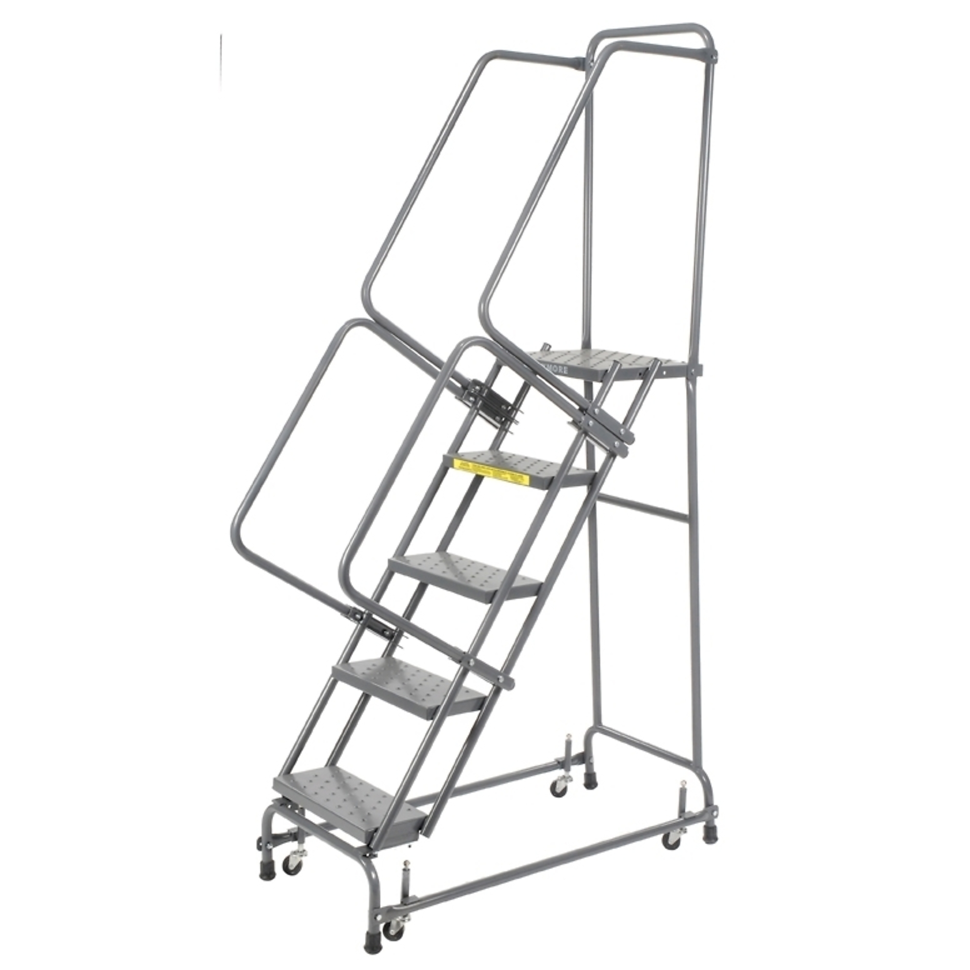 Ballymore, Rolling Ladder, Overall Height 80 in, Steps 5, Material Steel, Model# FSH518P